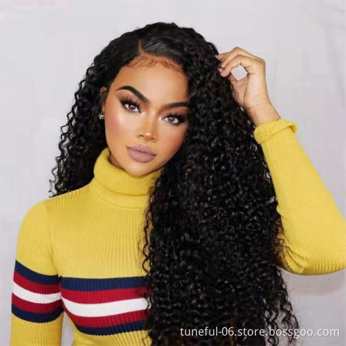 Factory sale various widely used lace frontal human hair wigs natural hd full lace wig